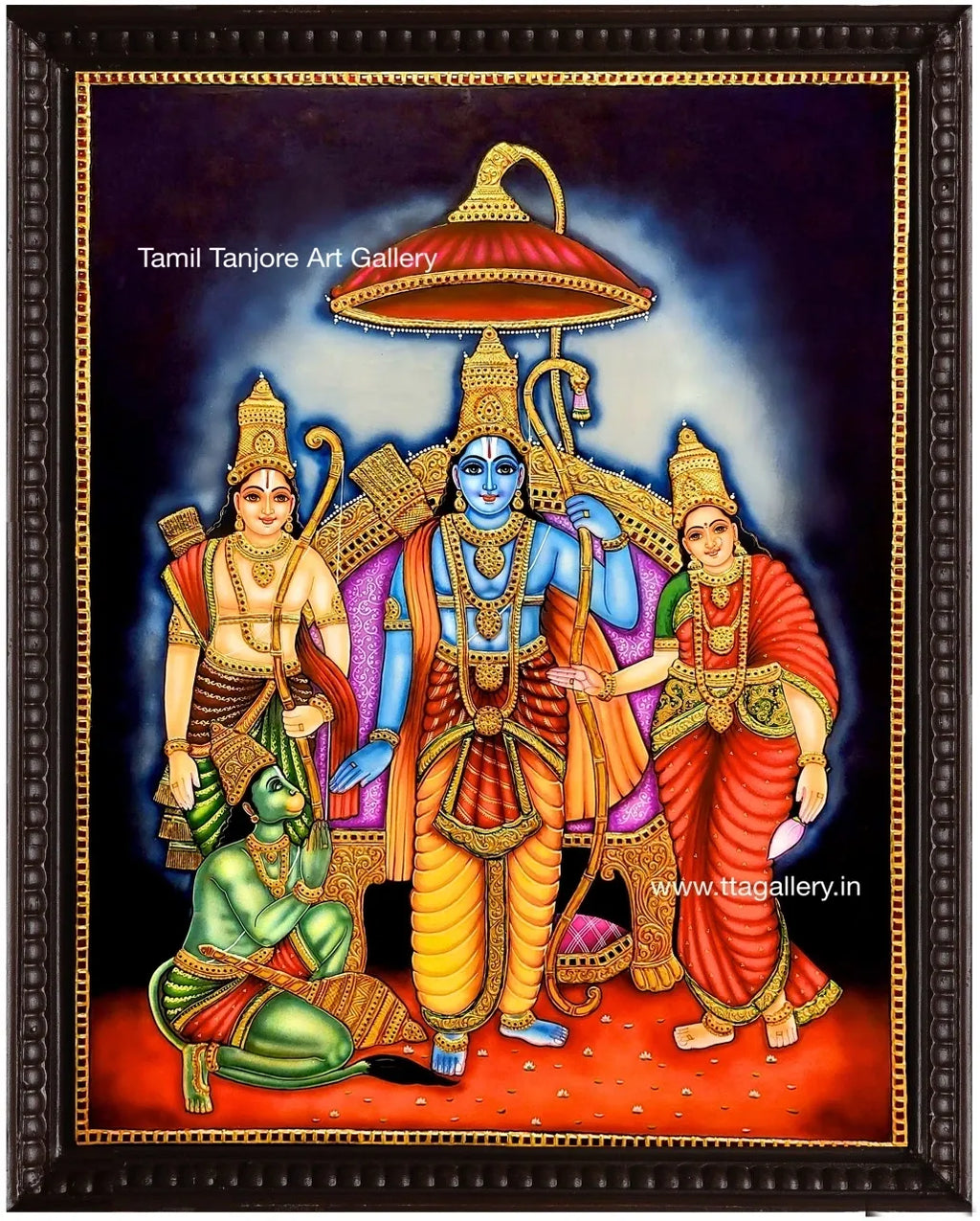 Kothandaramar Traditional Tanjore Painting