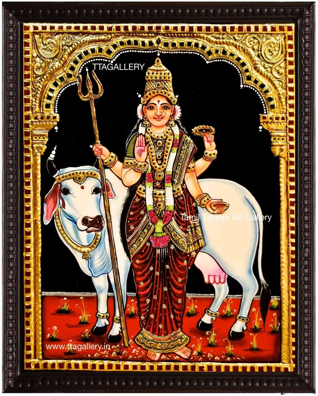 Devi Gatrad Maa Traditonal Tanjore Painting
