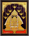 Ganesha Semi Embossed Tanjore Painting