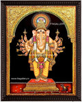 Kanthristi Ganesha Traditonal Tanjore Painting