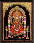 Angala Parameshwari Amman Traditonal Tanjore Painting
