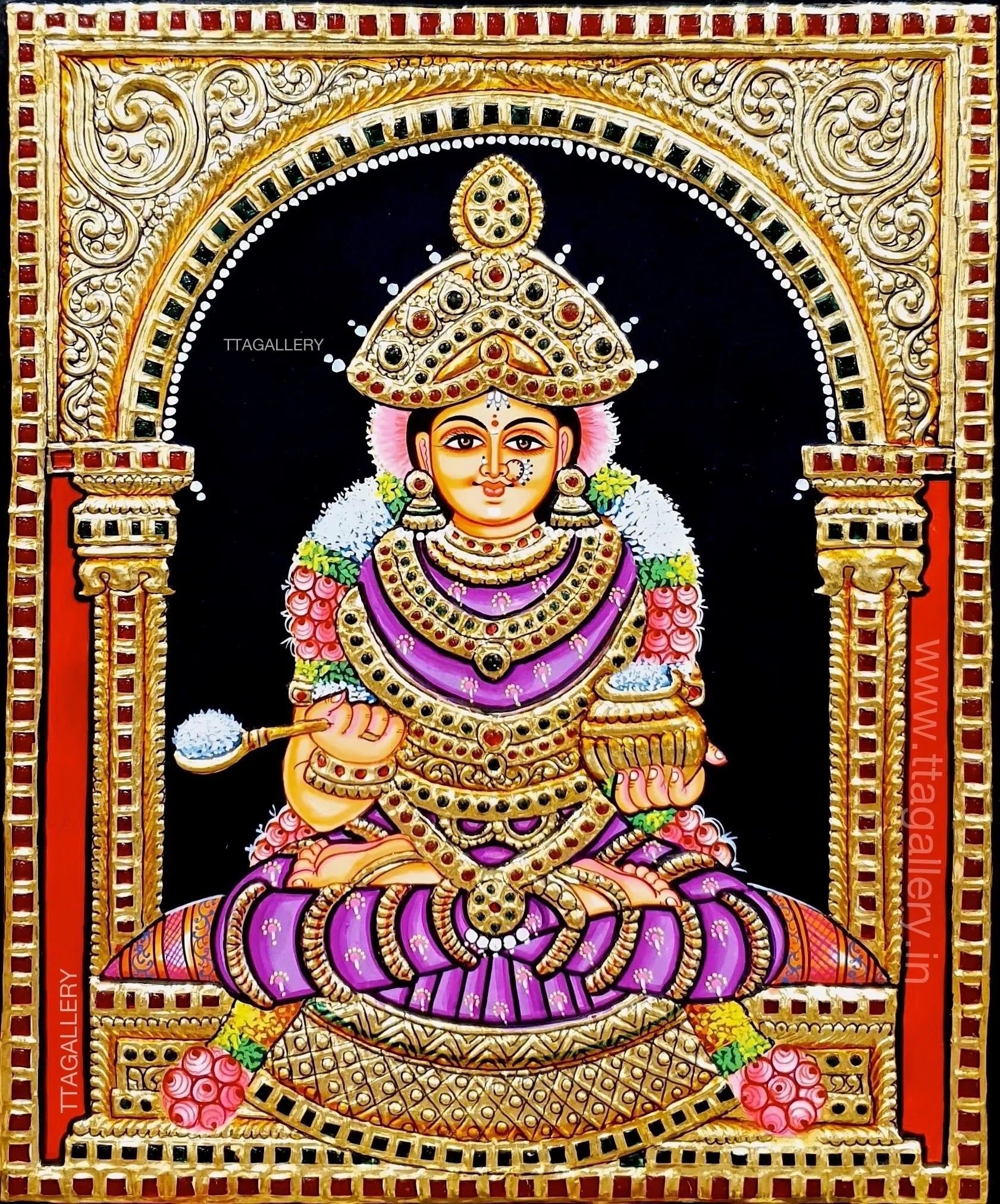 Annapoorani Tanjore Painting