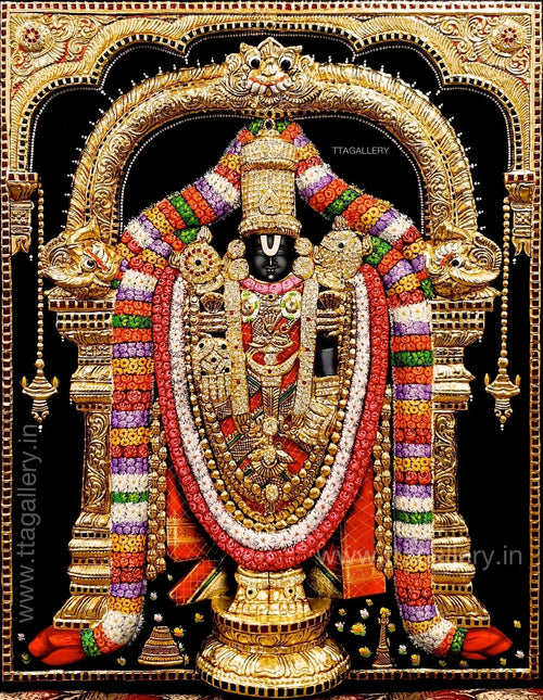 3D Balaji Tanjore Painting