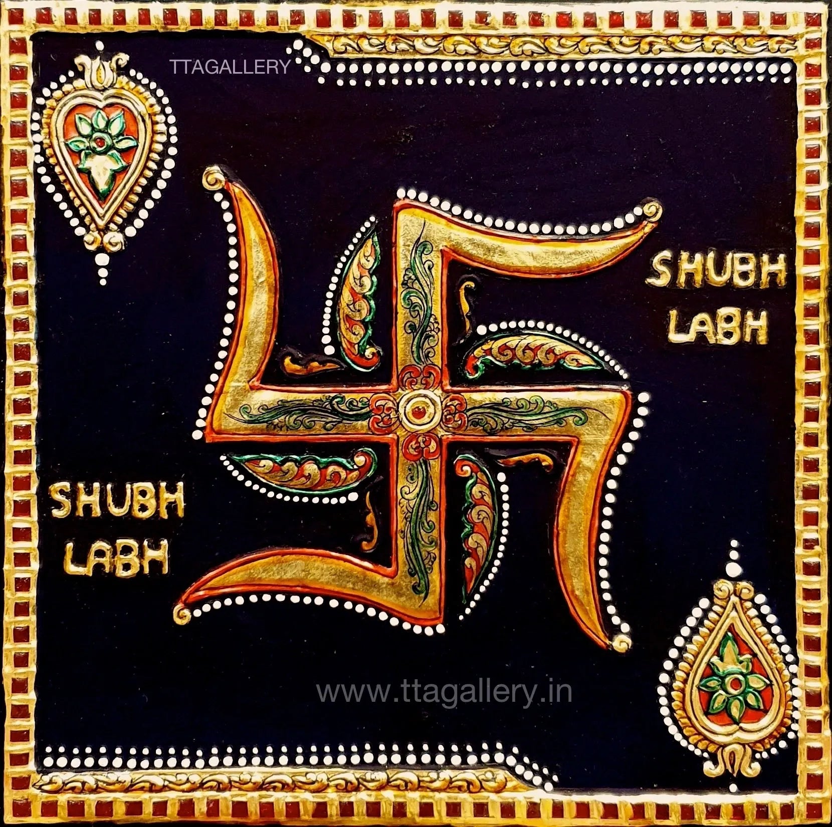 Swastik Tanjore Painting