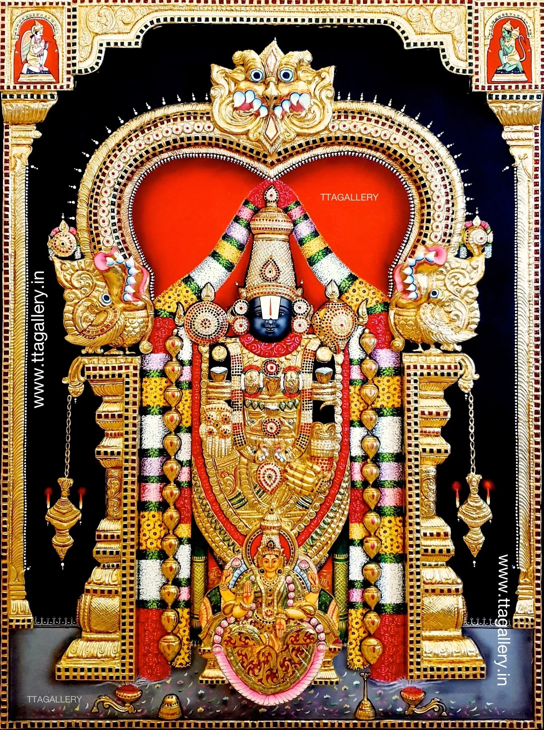 3D Balaji Tanjore Painting