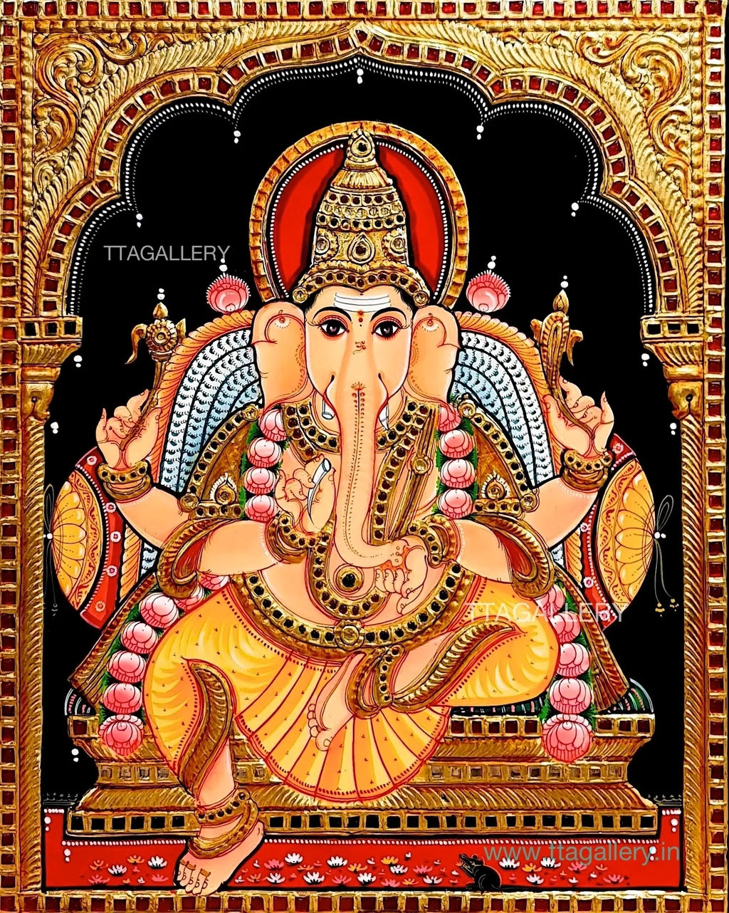 Ganesh Tanjore Painting