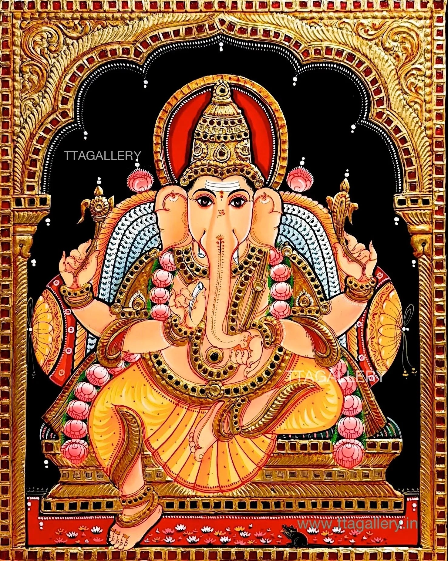 Ganesh Tanjore Painting