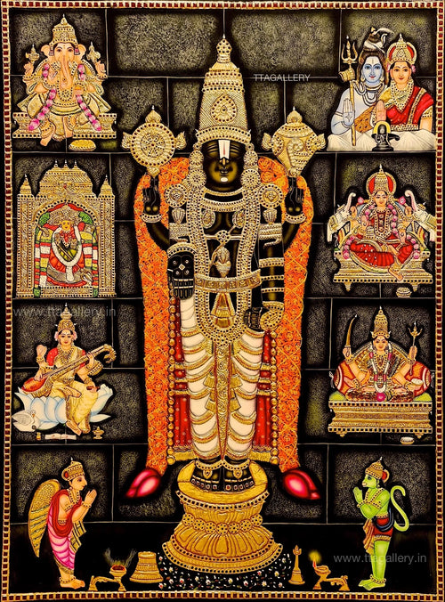 Balaji Traditional Tanjore Painting