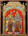 Andal Rangamannar Traditoinal Tanjore Painting