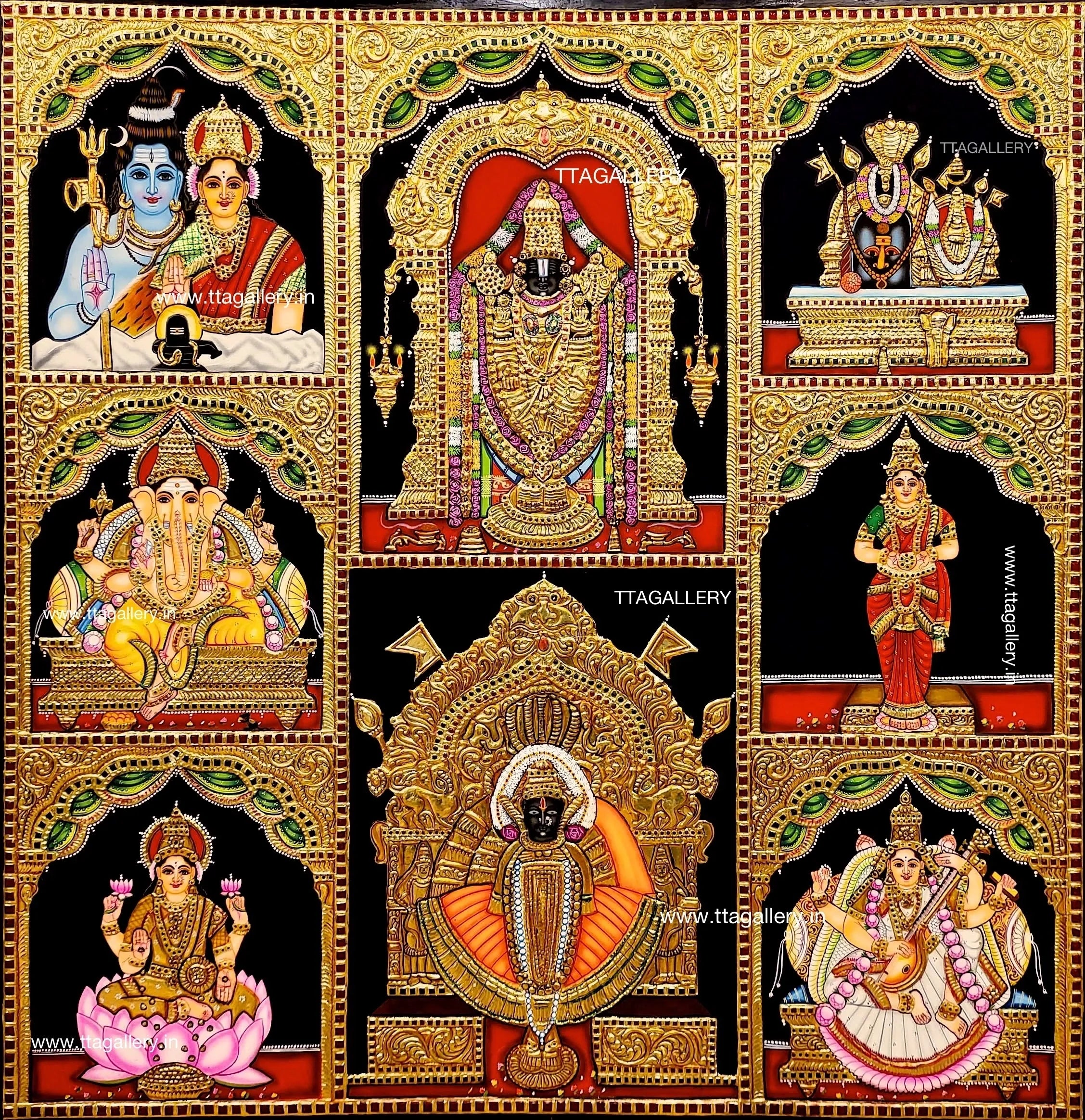 Pooja Painting Traditional Tanjore Painting