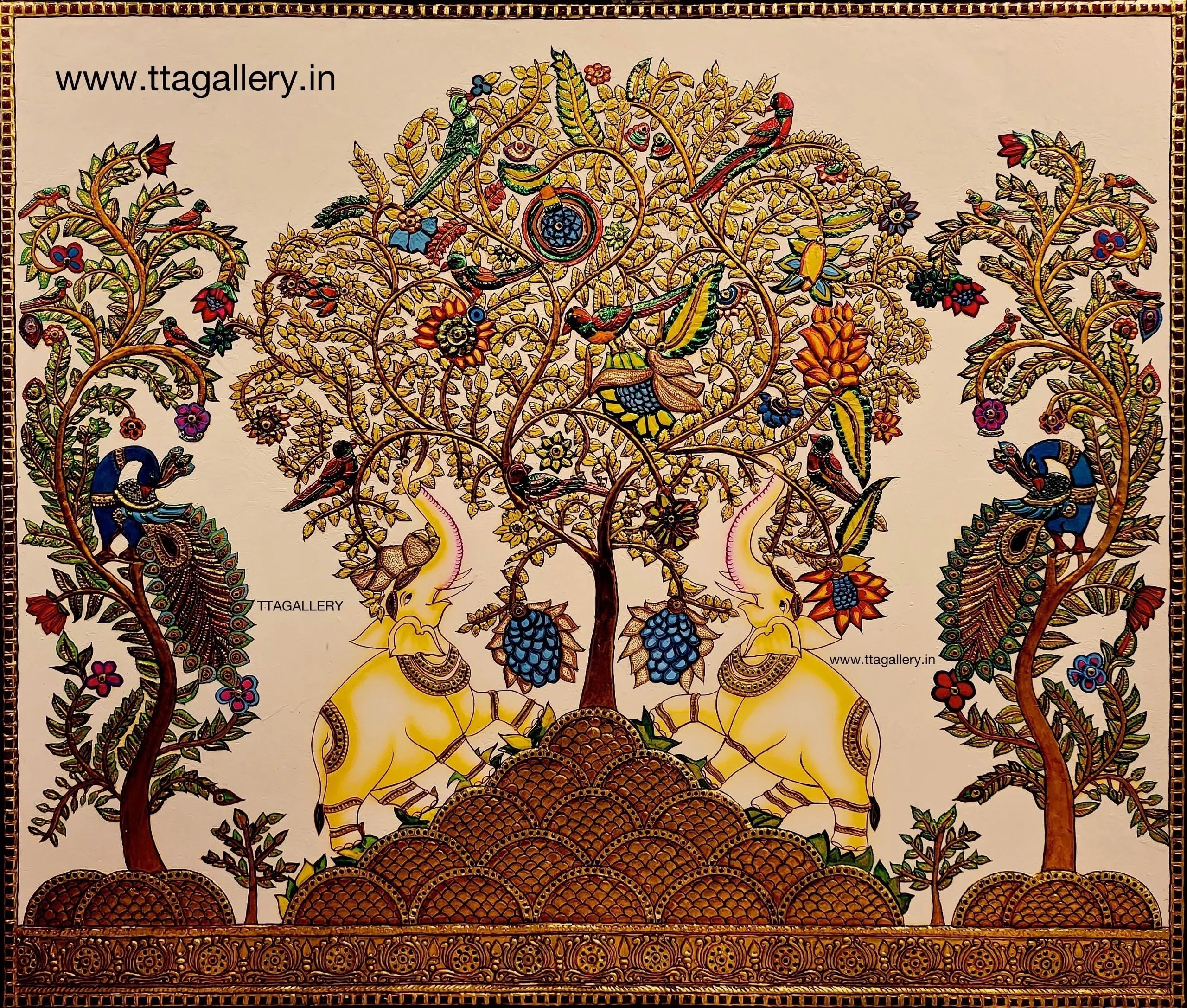 Life of tree Traditional Tanjore Painting