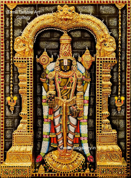 3D Balaji Tanjore Painting
