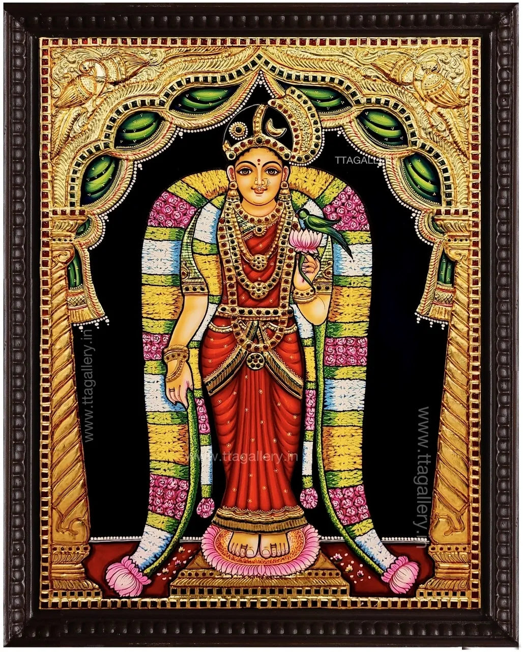 Aandal Traditional Tanjore Painting