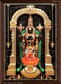 3D Balaji Lakshmi Tanjore Painting