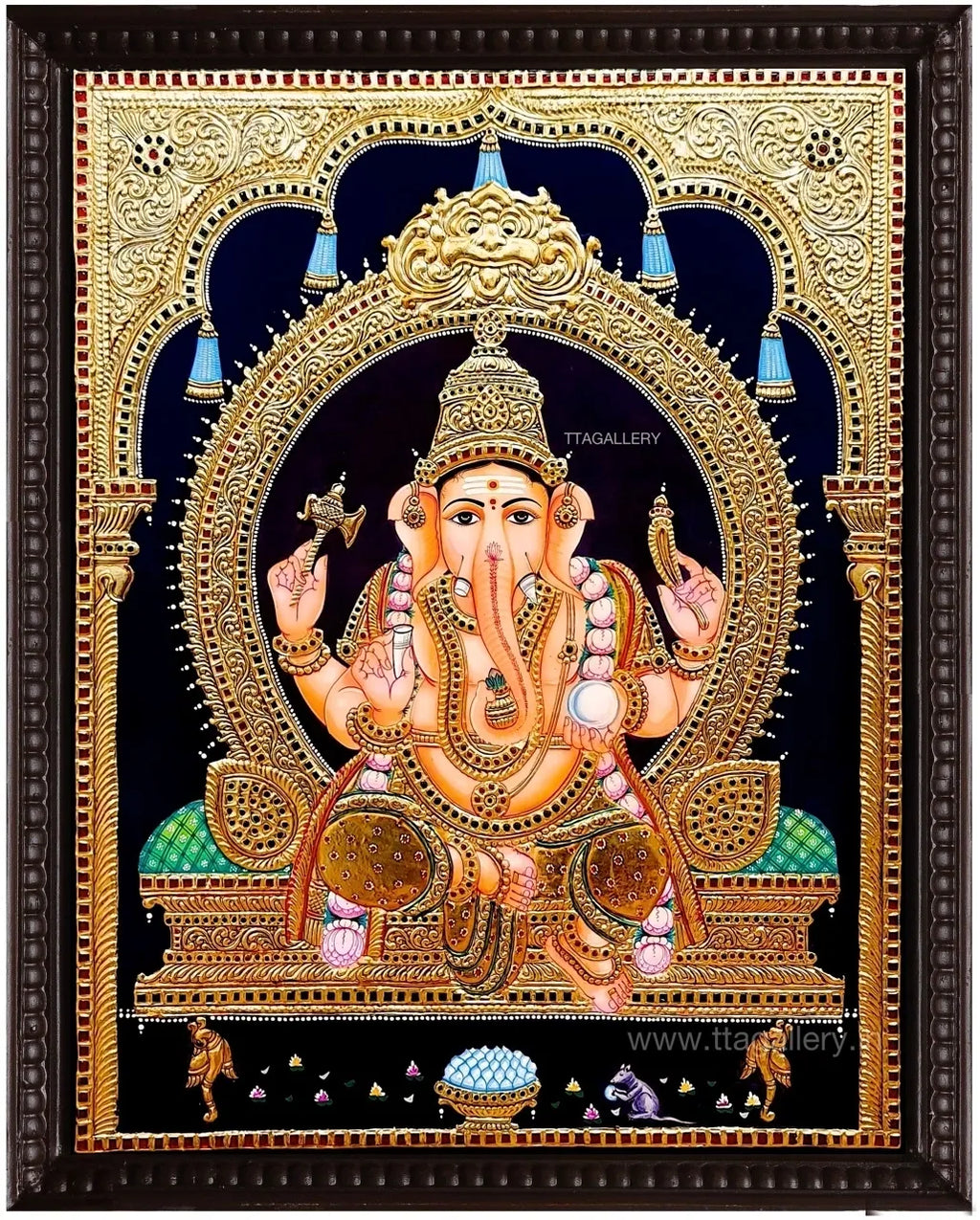 Ganesha Tanjore Painting