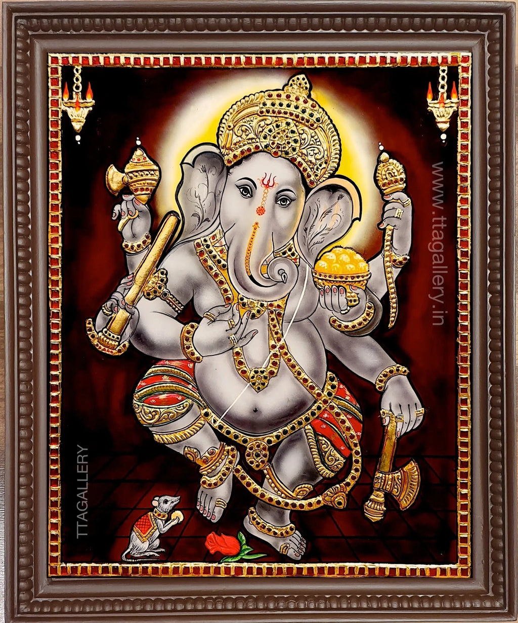 Ganesha Tanjore Painting
