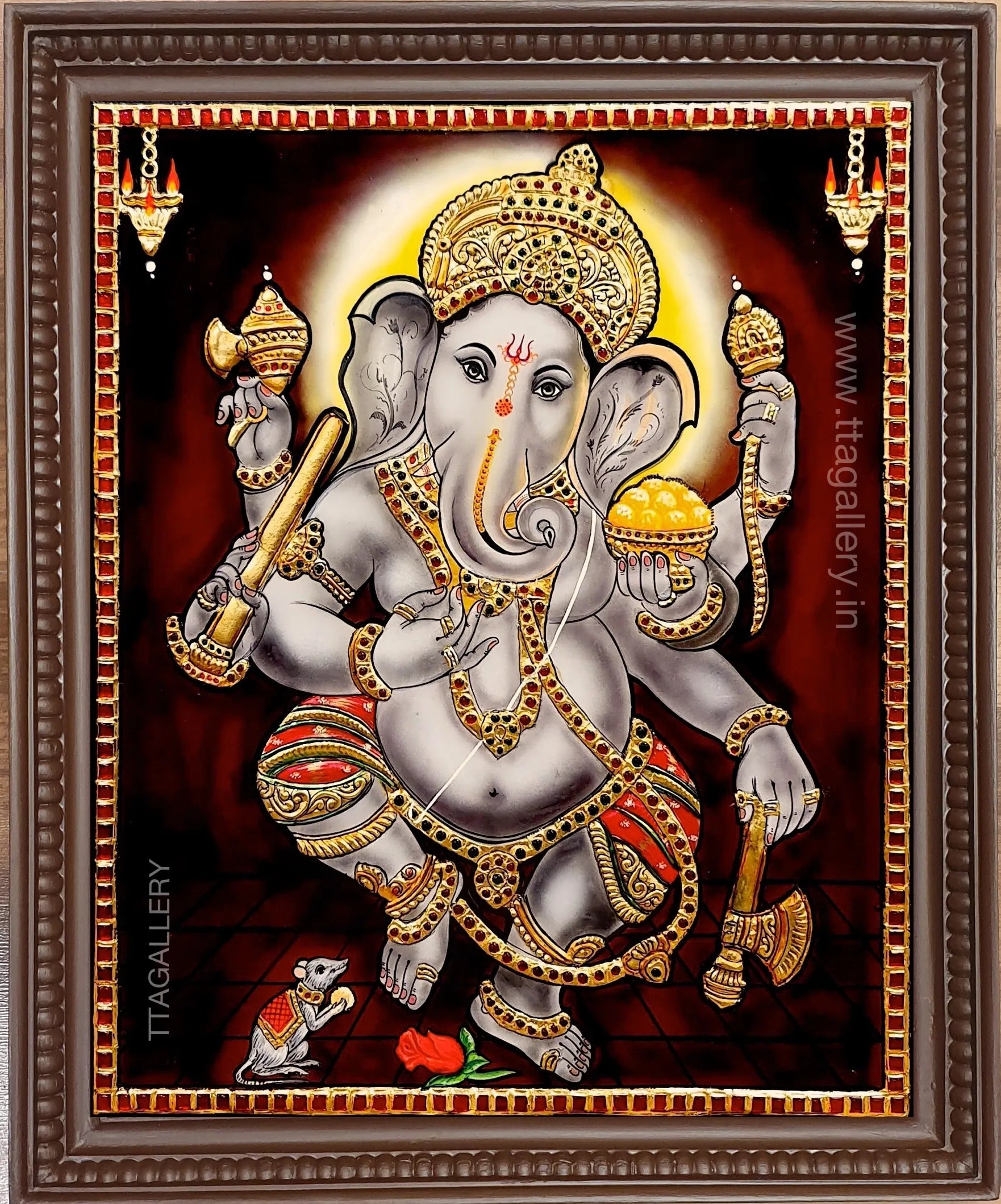 Ganesha Tanjore Painting