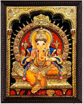 3D Ganesha Tanjore Painting