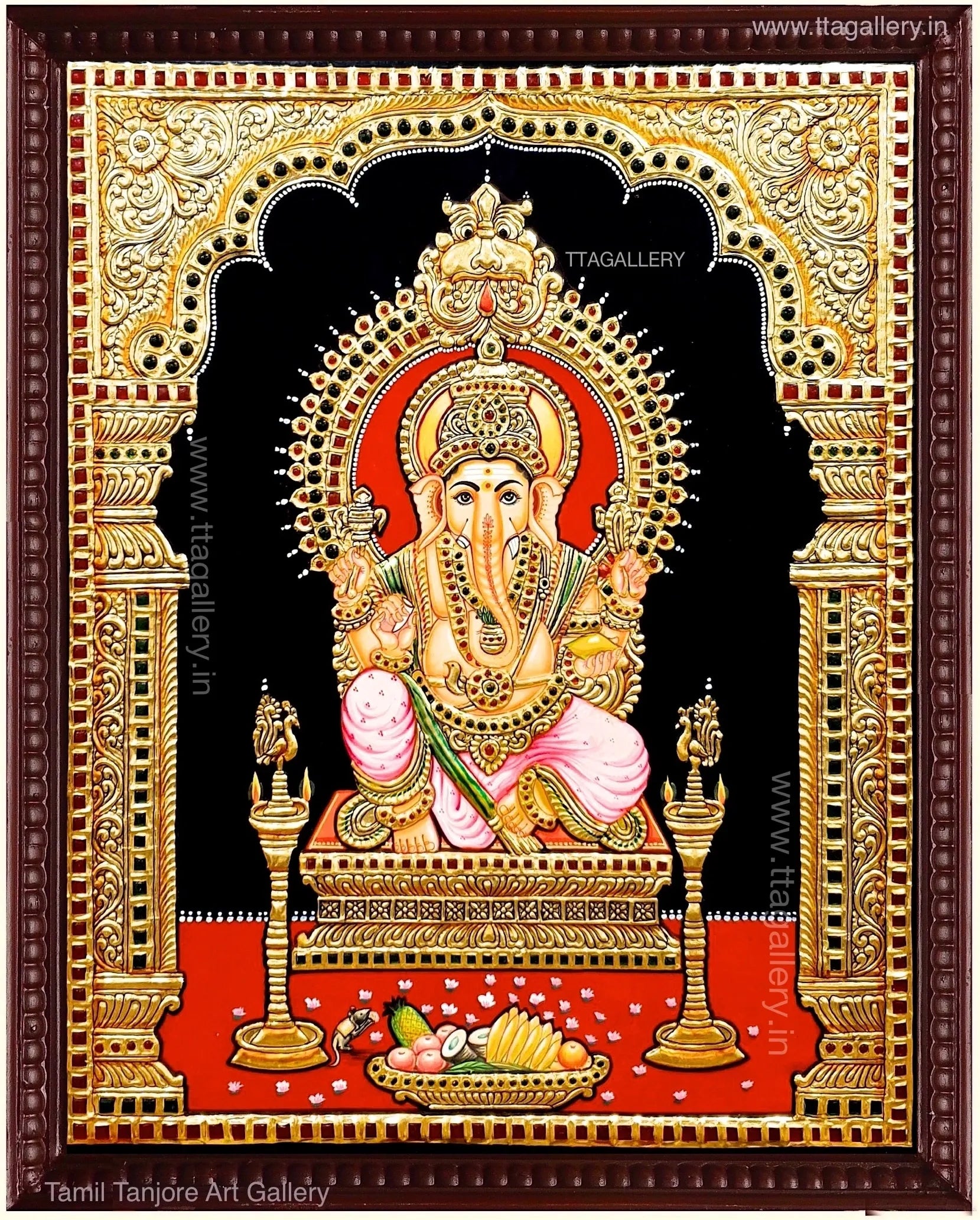Ganesha Tanjore Painting