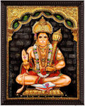 3D Hanuman Tanjore Painting