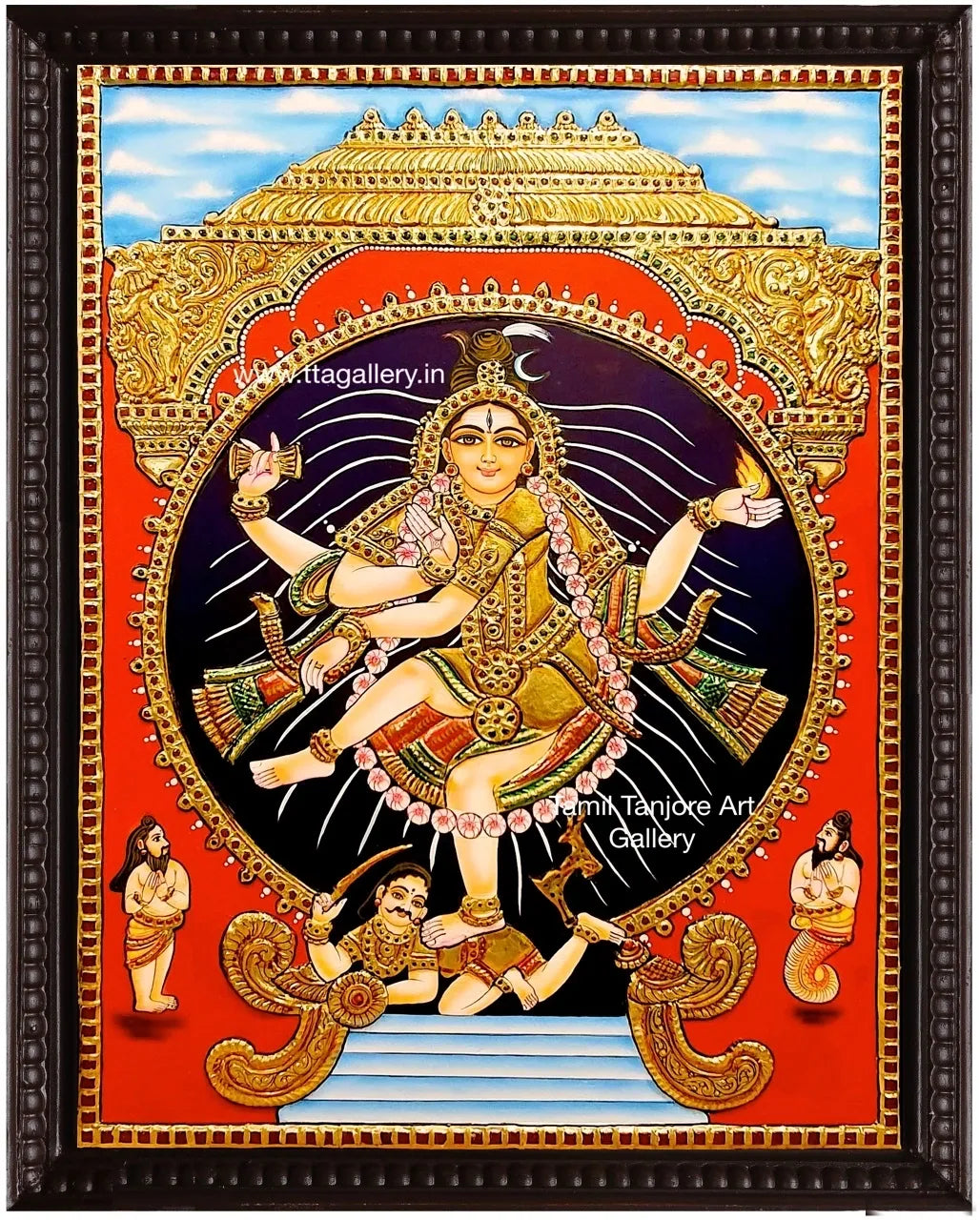 Natarajan Traditional Tanjore Painting