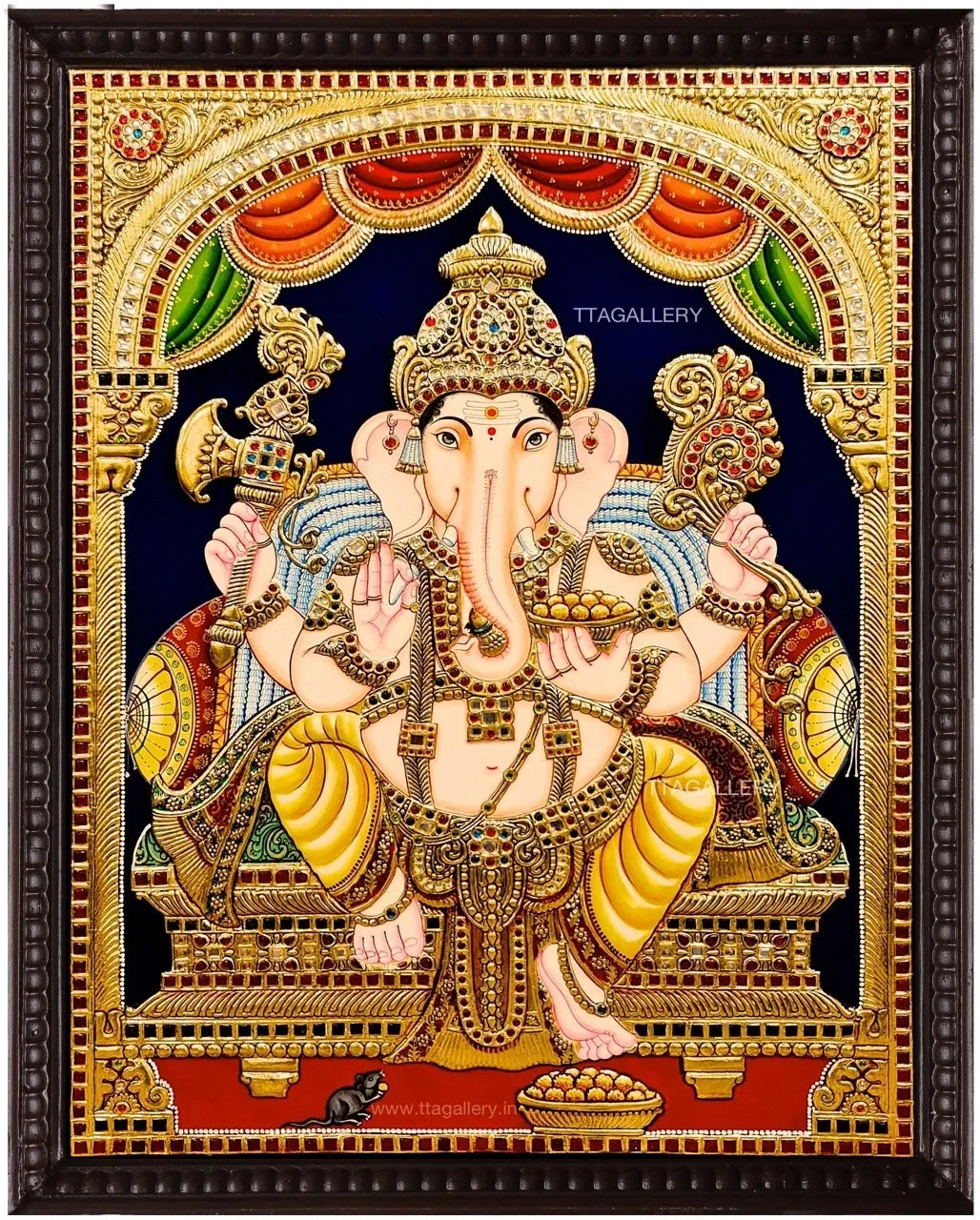 Ganesha Tanjore Painting