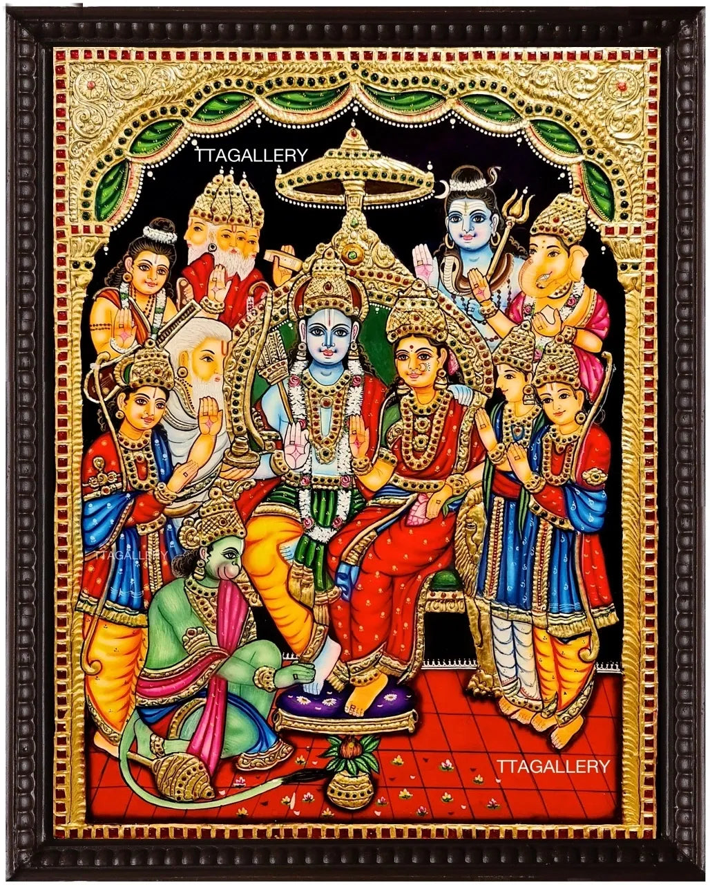 Ramdharbar Tanjore Painting