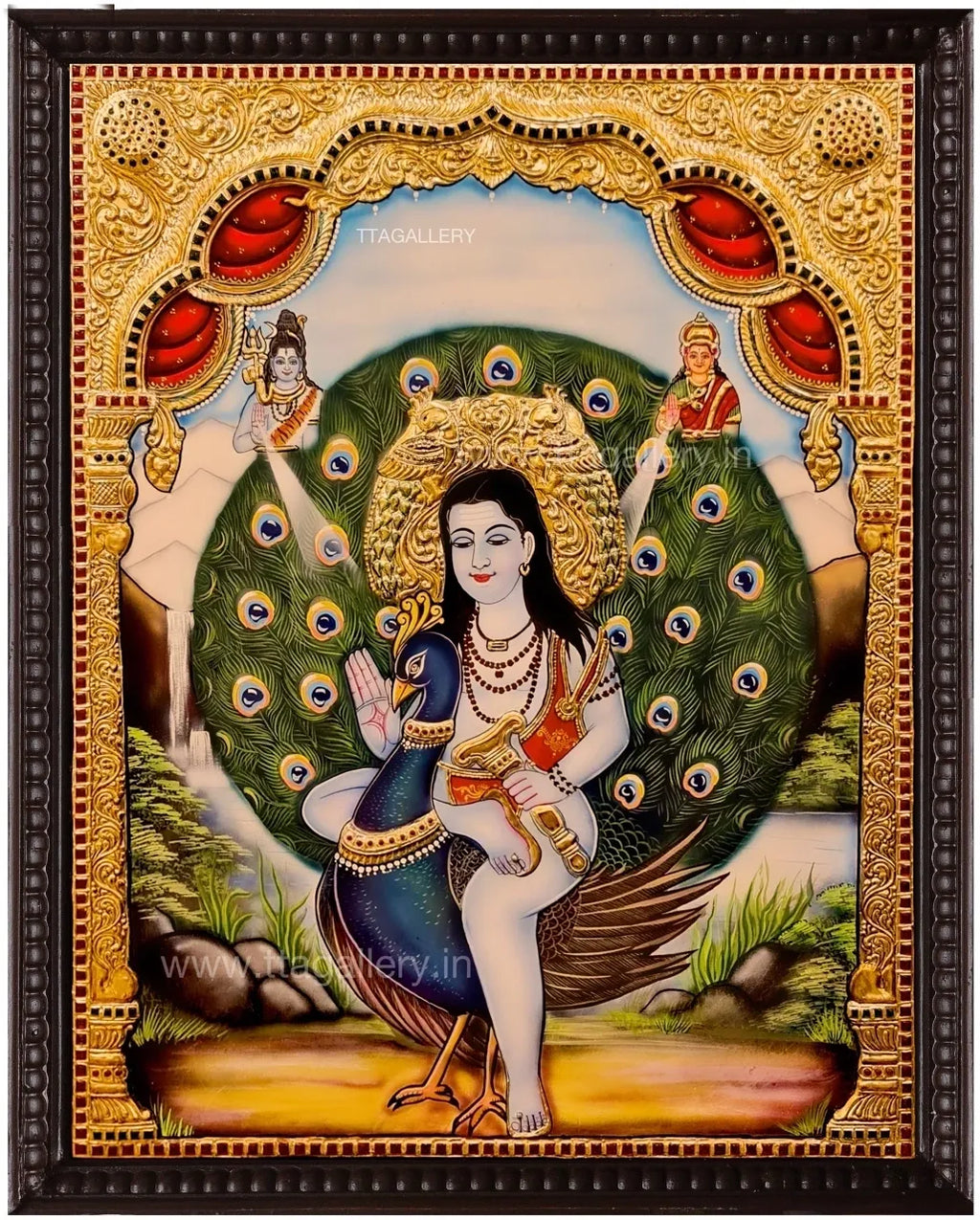 Baba Balak Nath Ji Traditional Tanjore Painting