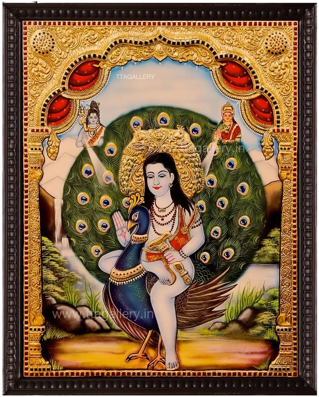 Baba Balak Nath Ji Traditional Tanjore Painting
