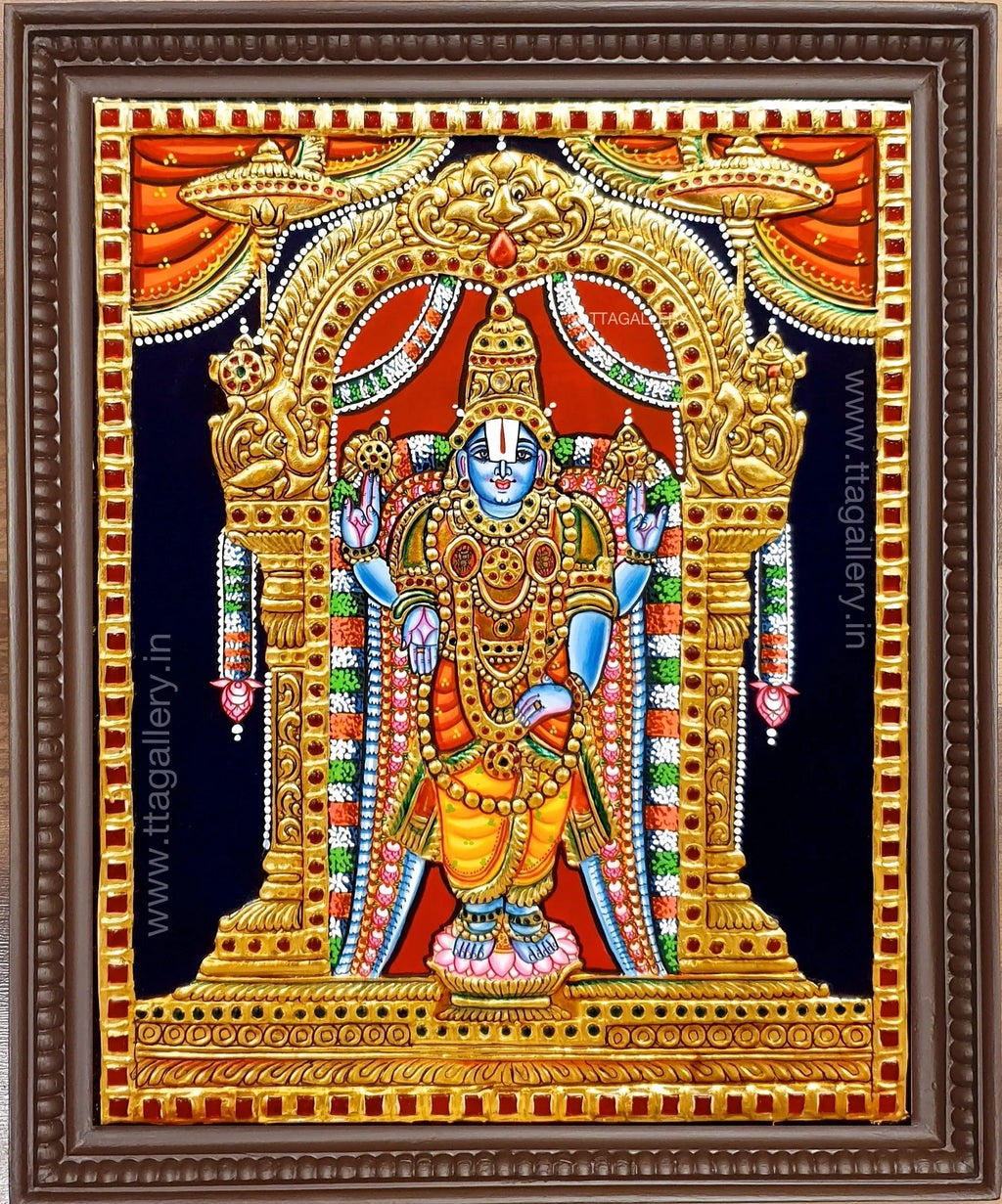 Vishnu Tanjore Painting