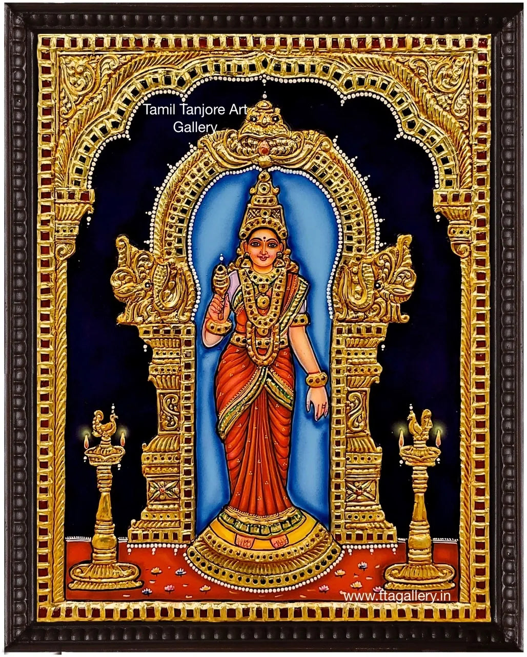 Sri Kanyaka Parameshwari Tanjore Painting