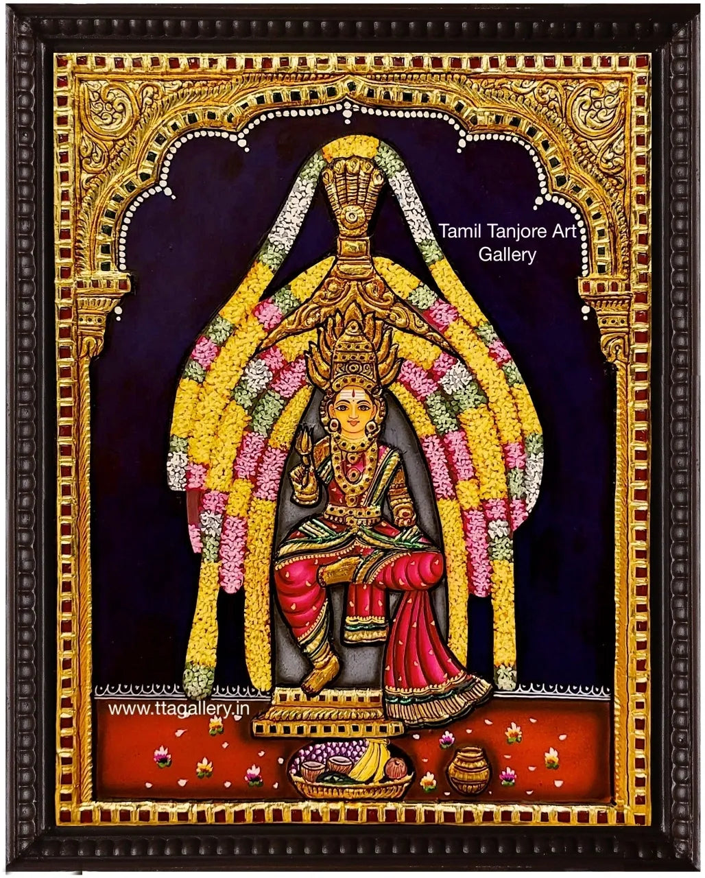 Amman Traditional Tanjore Painting
