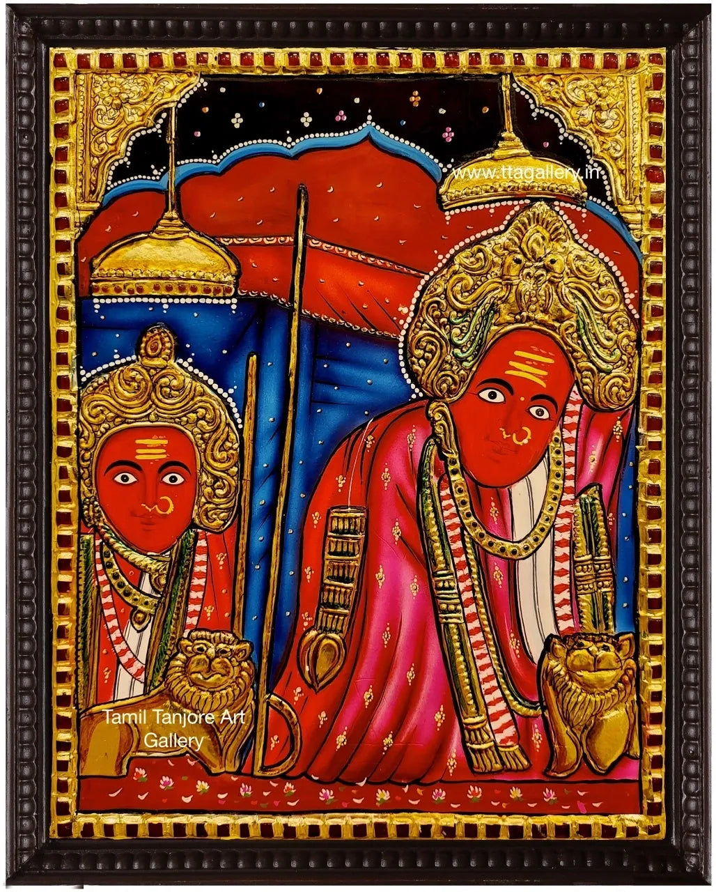 Kaila devi Tanjore Painting