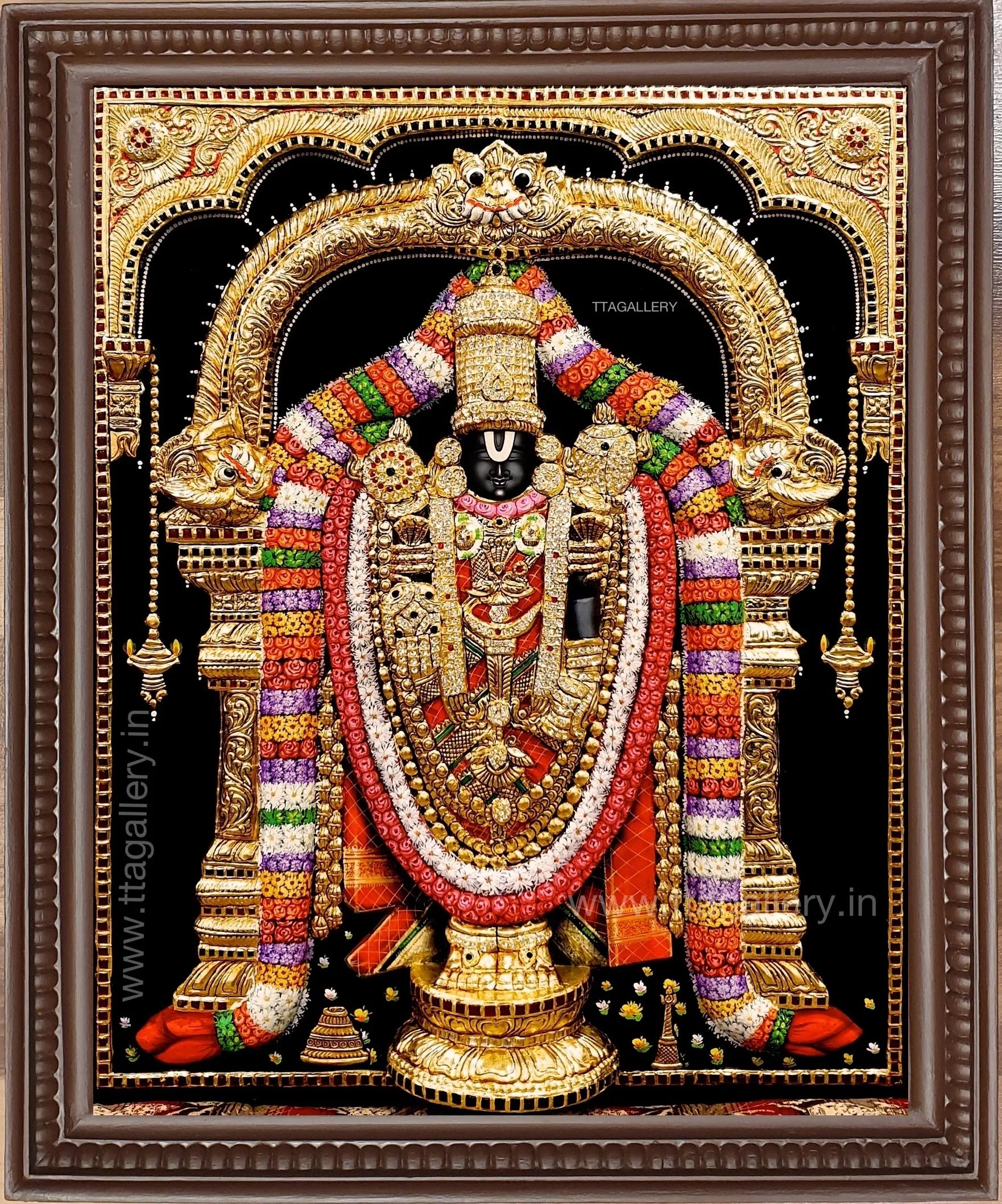 3D Balaji Tanjore Painting
