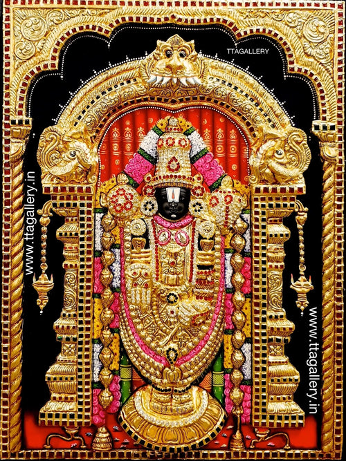 3D Balaji Tanjore Painting