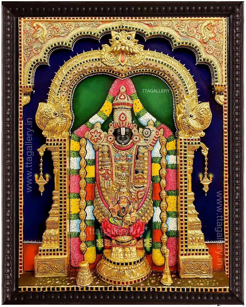 3D Balaji Tanjore Painting