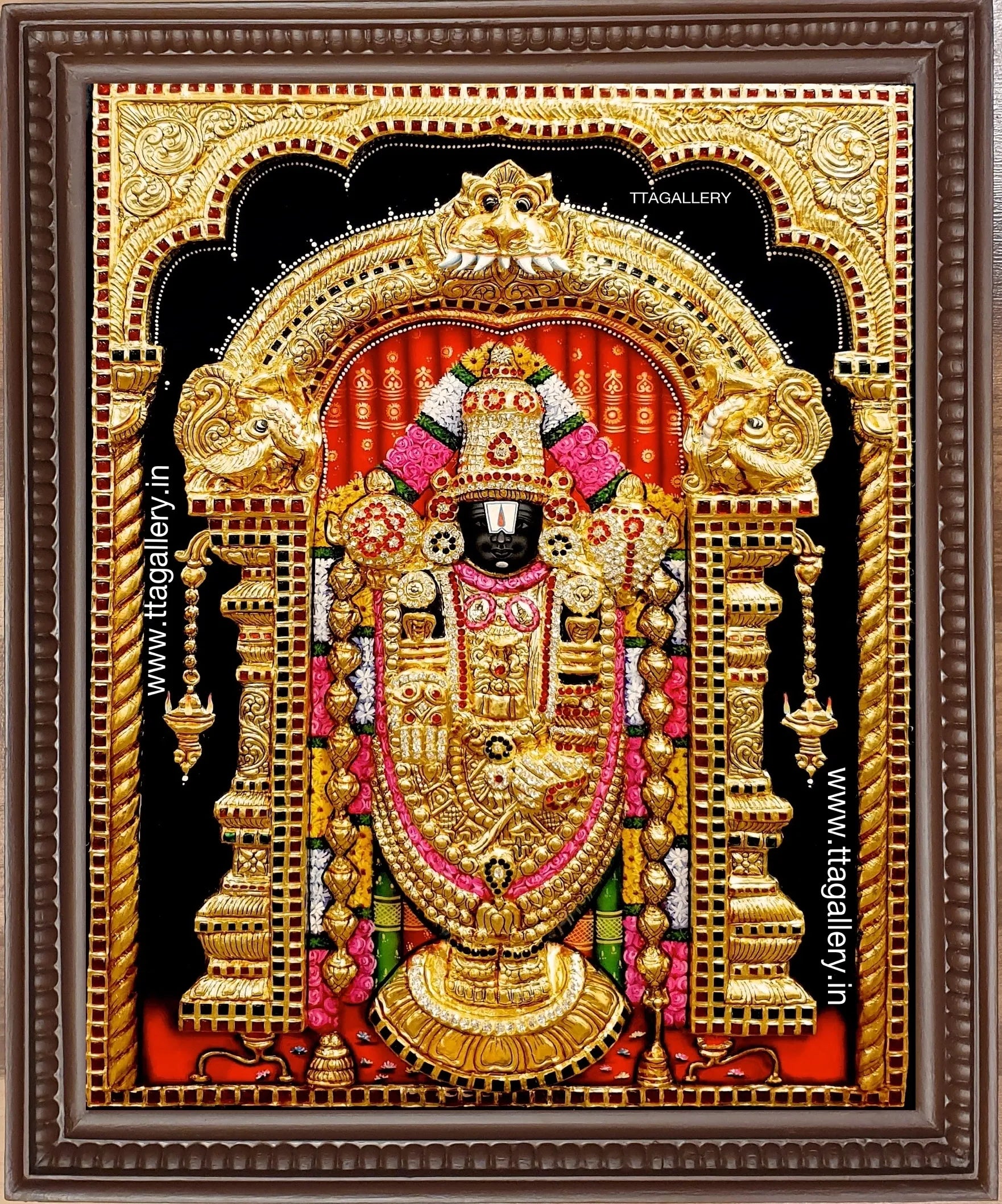 3D Balaji Tanjore Painting
