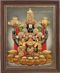3D Balaji Lakshmi Tanjore Painting