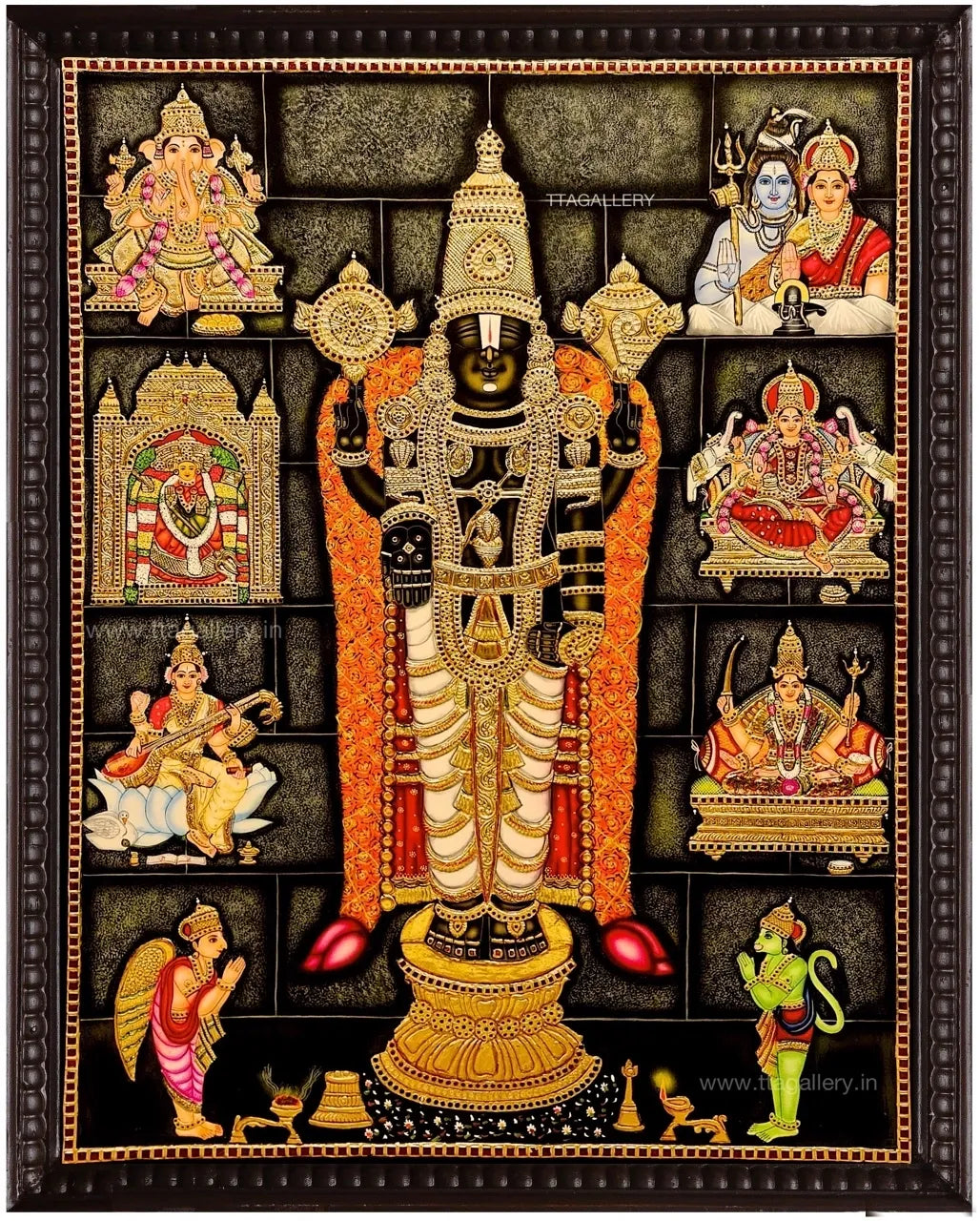 Balaji Traditional Tanjore Painting
