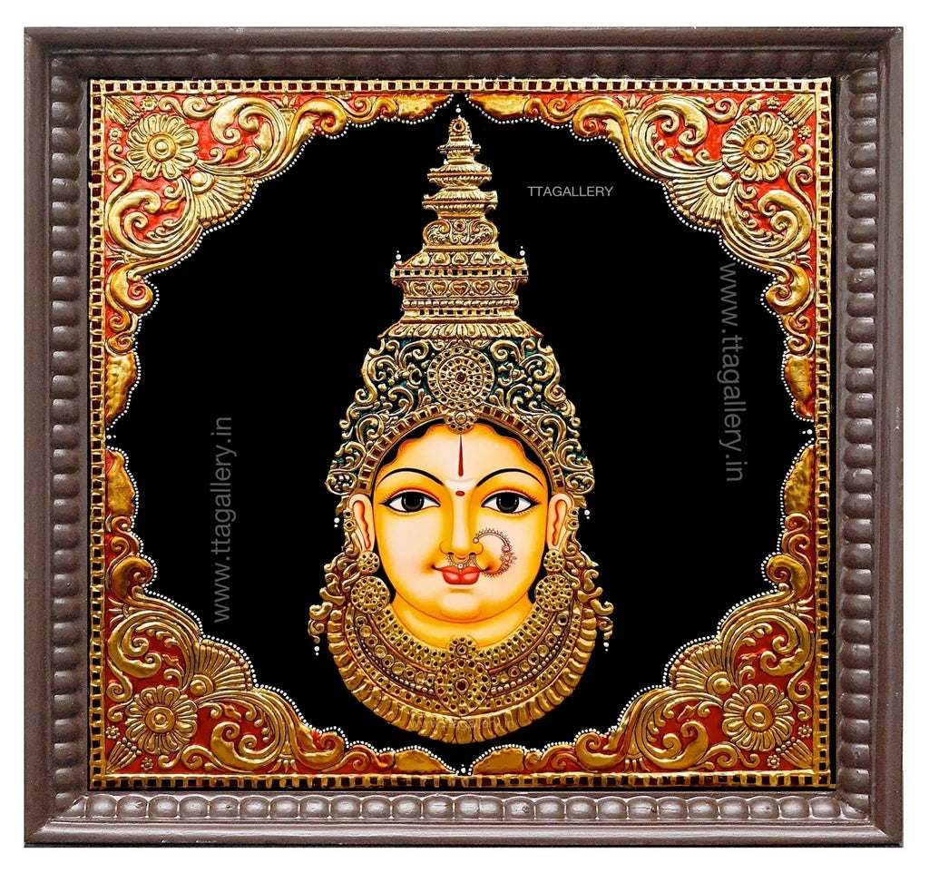 Lakshmi Face Tanjore Painting