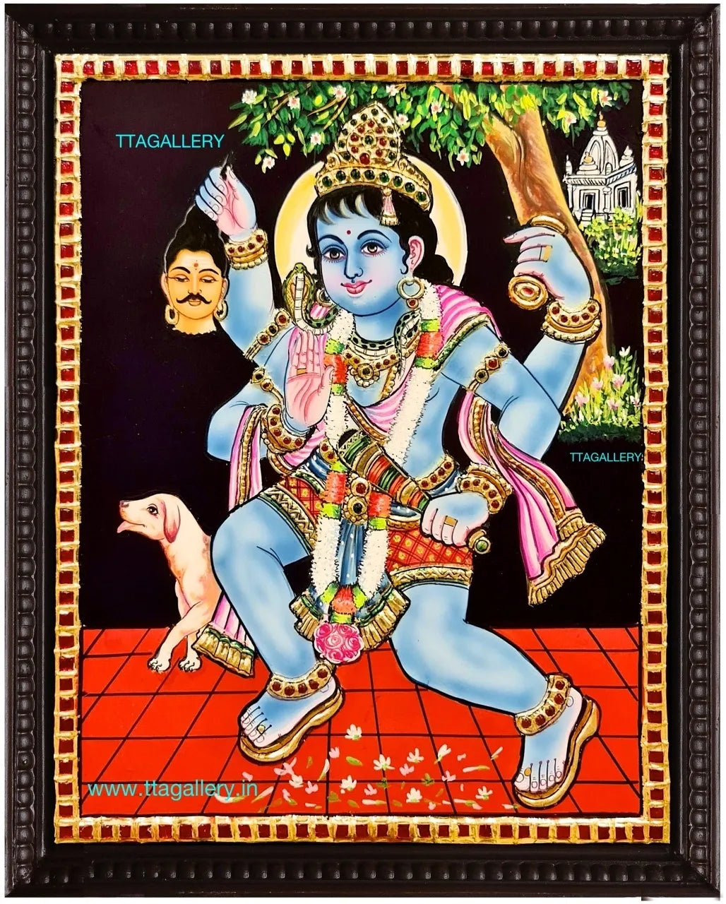 Batuka Bhairava Tanjore Painting