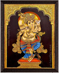 Ganesha Traditional Tanjore Painting