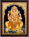 Ganesha Tanjore Painting