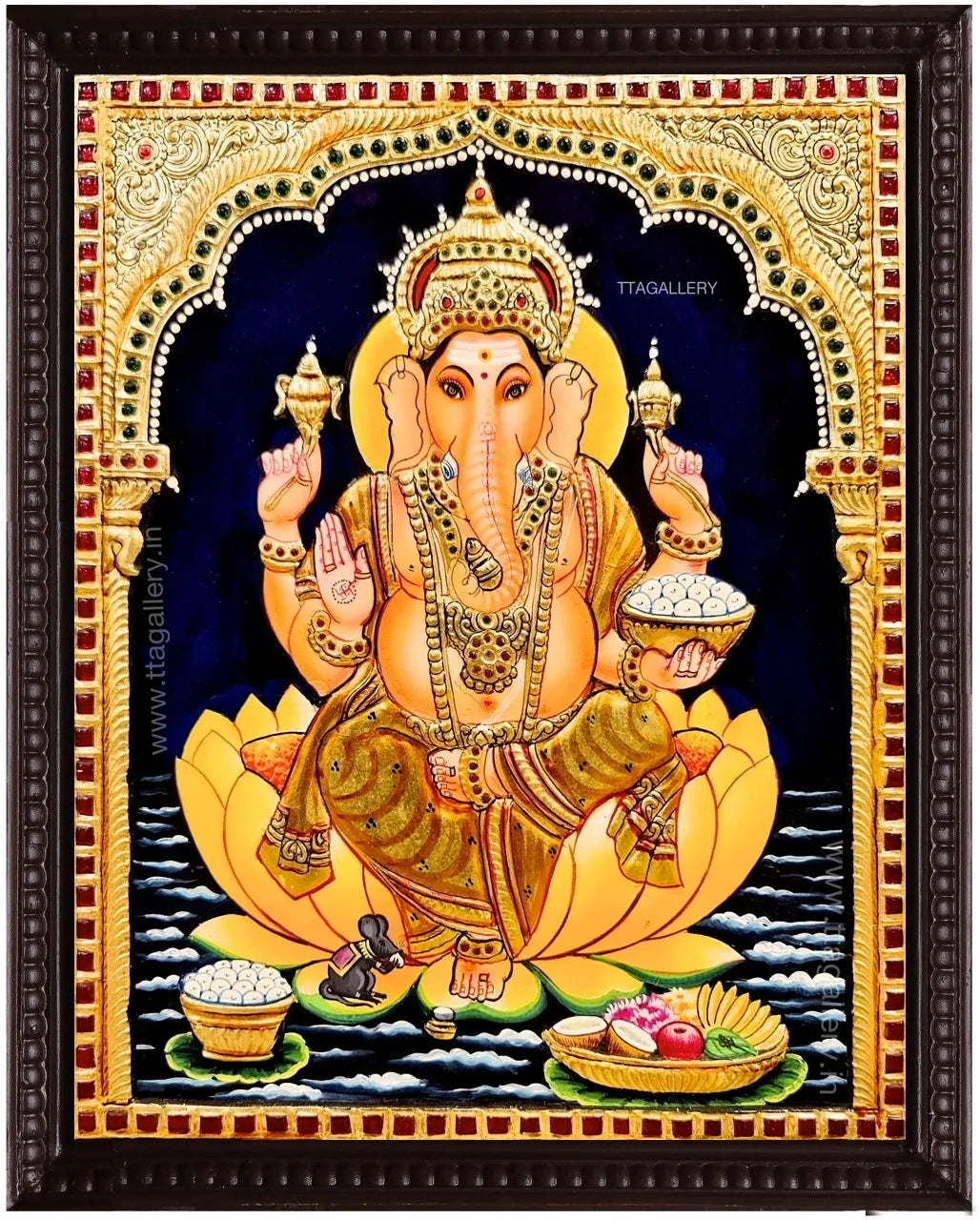 Ganesha Tanjore Painting