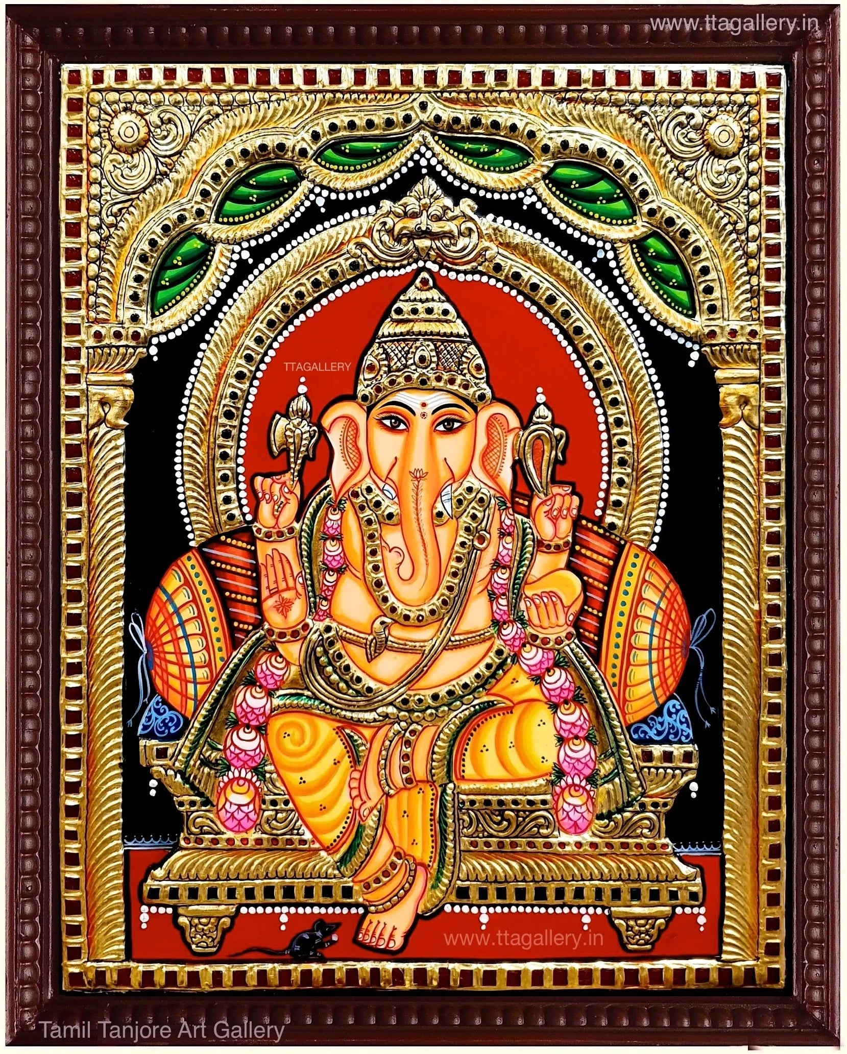 Vinayakar Painting Tanjore Painting