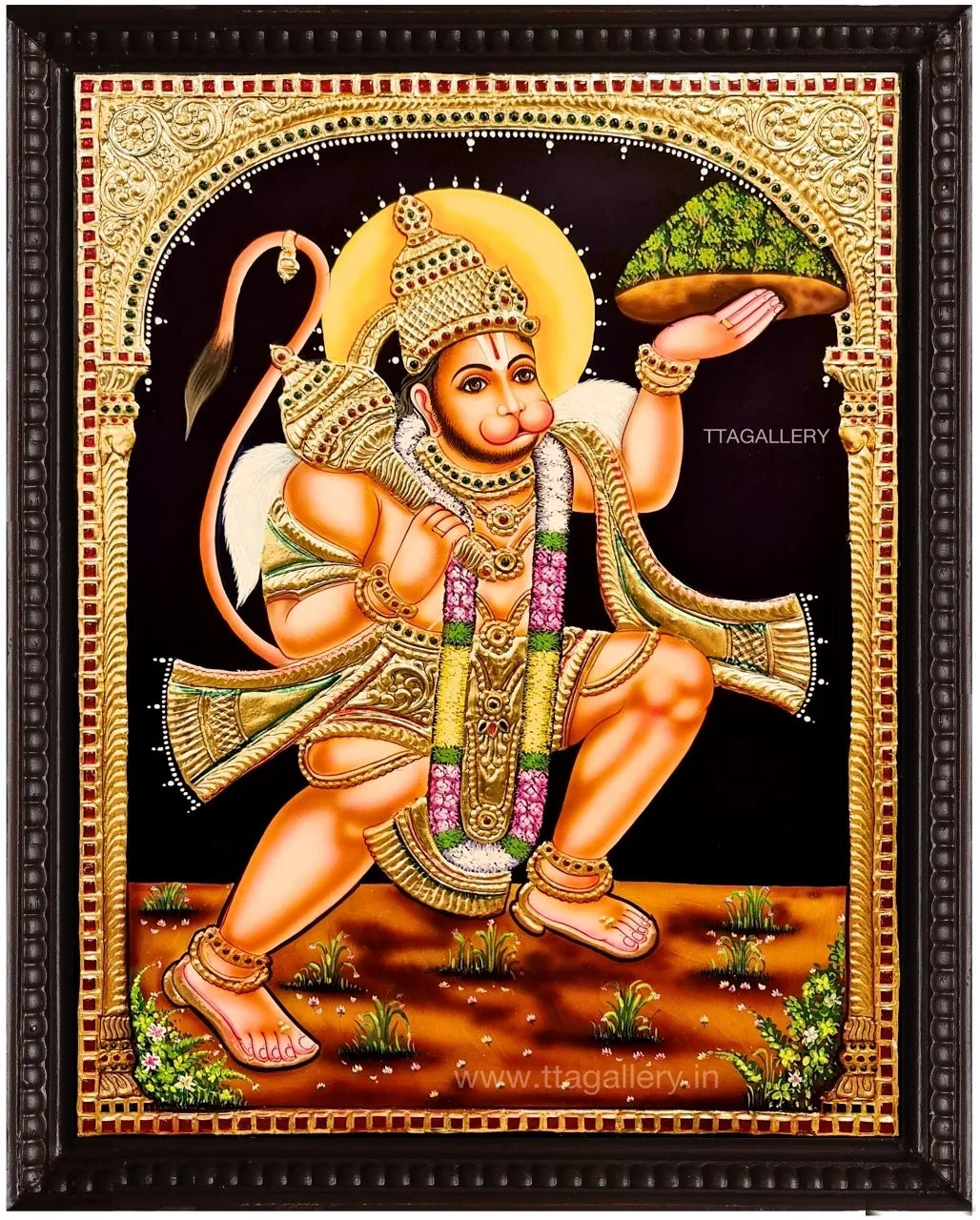 Hanuman Tanjore Painting