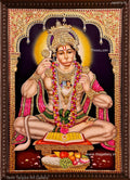 Hanuman Traditional Tanjore Painting