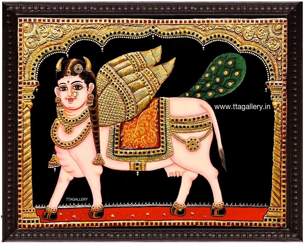 Kamadhenu Tanjore Painting