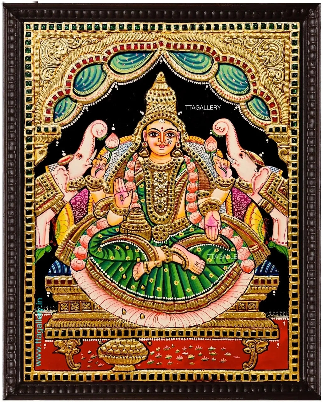 Lakshmi Traditional Tanjore Painting