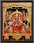 3D Lalitha Devi Tanjore Tanjore Painting